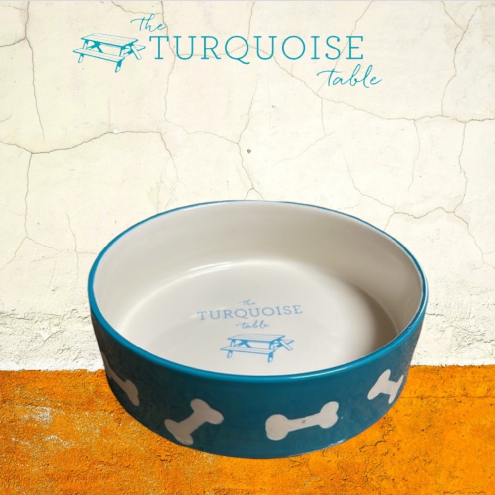 The Turquoise Table, The Turquoise Dog Bowl